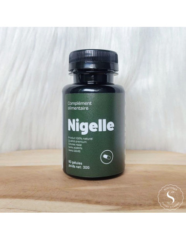 Complément alimentaire nigelle cumin noir riche en antioxydants