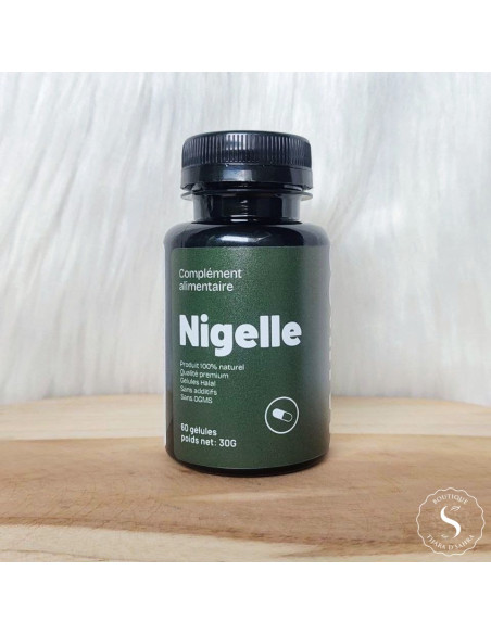 Complément alimentaire nigelle cumin noir riche en antioxydants