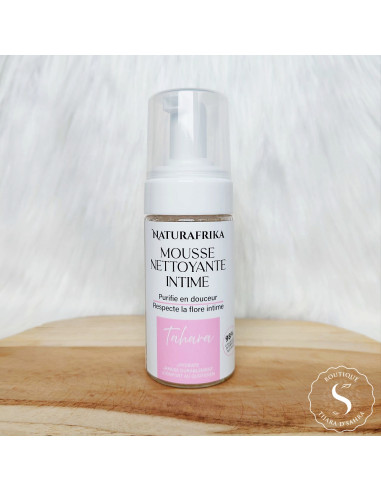 Mousse nettoyante intime doux purifie en douceur respecte la flore intime Tahara
